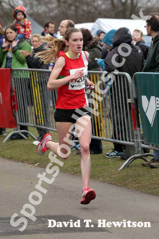 Louise Small  (Aldershot Farnham and District B) 2nd the National Womens 6 Stage Relay.